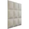 Ekena Millwork 19 5/8in. W x 19 5/8in. H Classic EnduraWall Decorative 3D Wall Panel Covers 2.67 Sq. Ft. WP20X20CLGBW - alternate 2